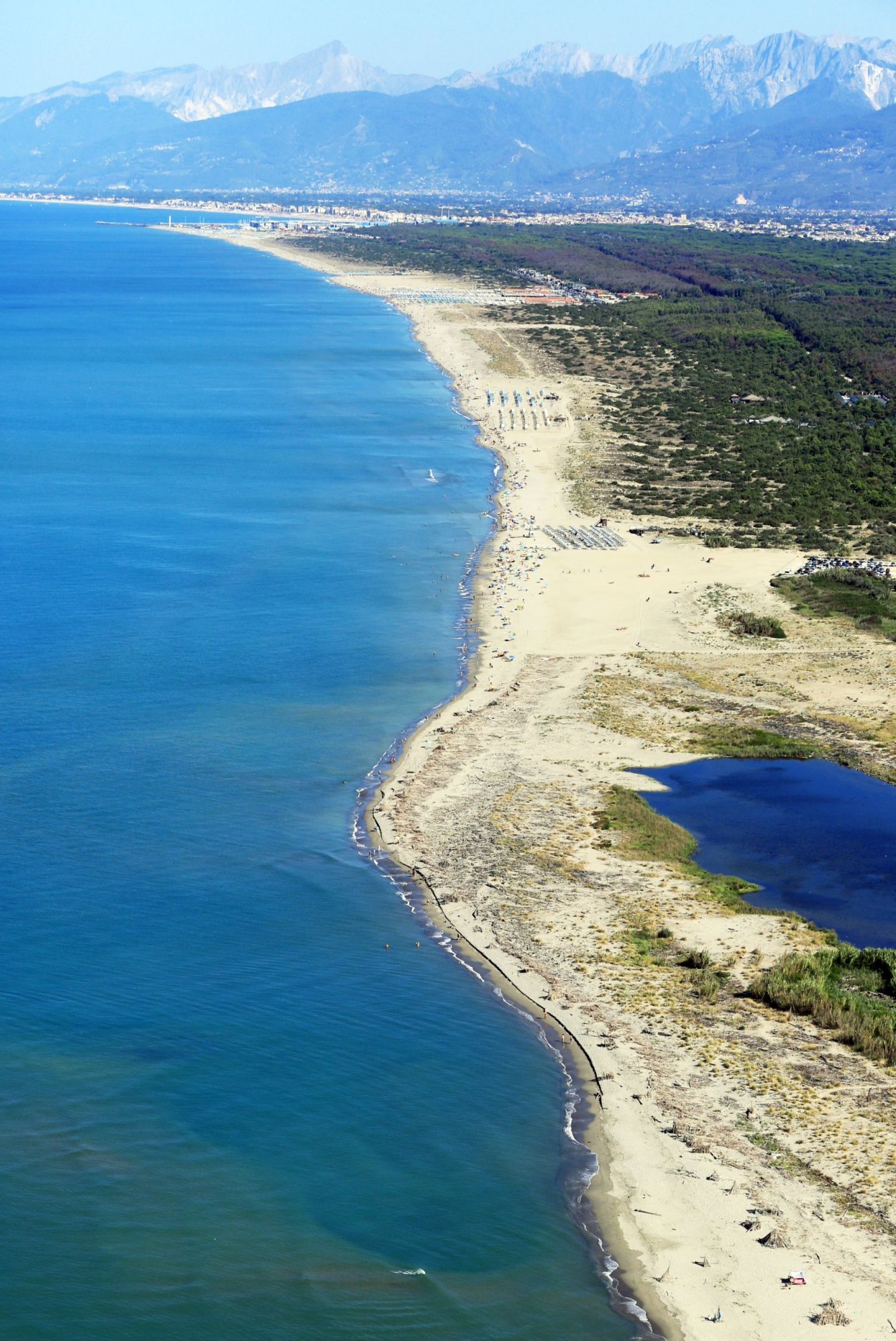 La costa dall’alto