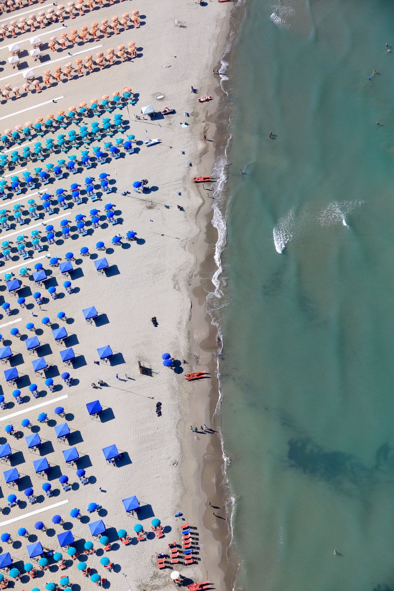 La spiaggia dall’alto