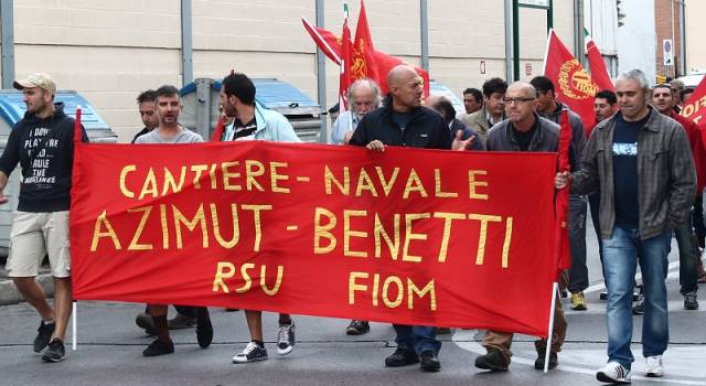 Azimut Benetti, a Viareggio situazione incerta: a Livorno anche la vetroresina