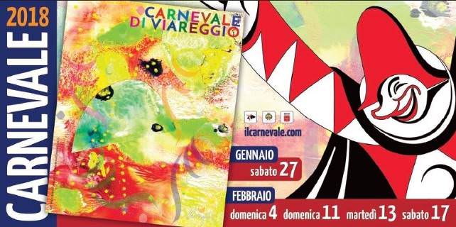 Biglietto carnevale di viareggi 2018 Renato Missaglia