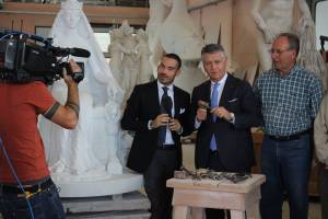 Foto Sabato Italiano conduttore Mallegni e Cervietti