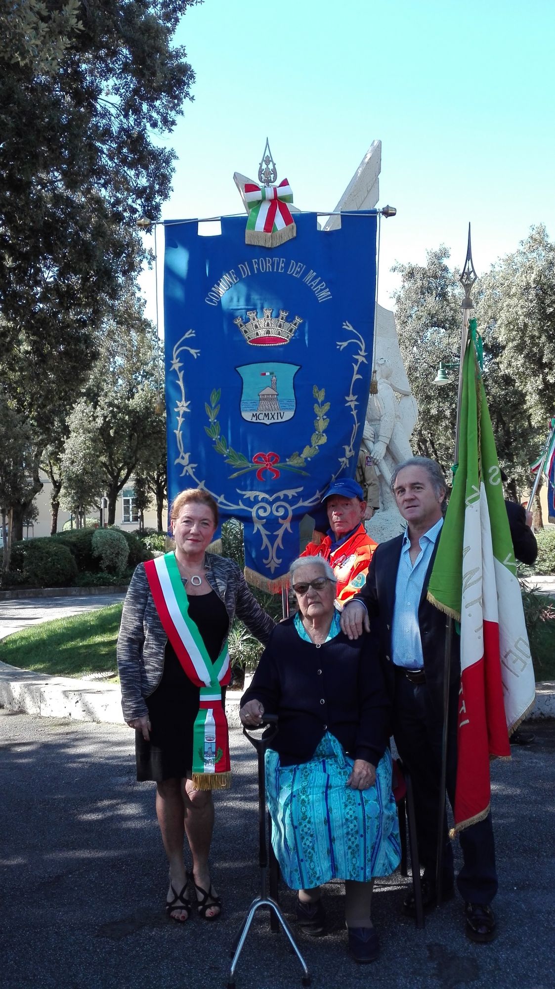 L’amministrazione comunale celebra il 73° anniversario della liberazione di Forte dei Marmi