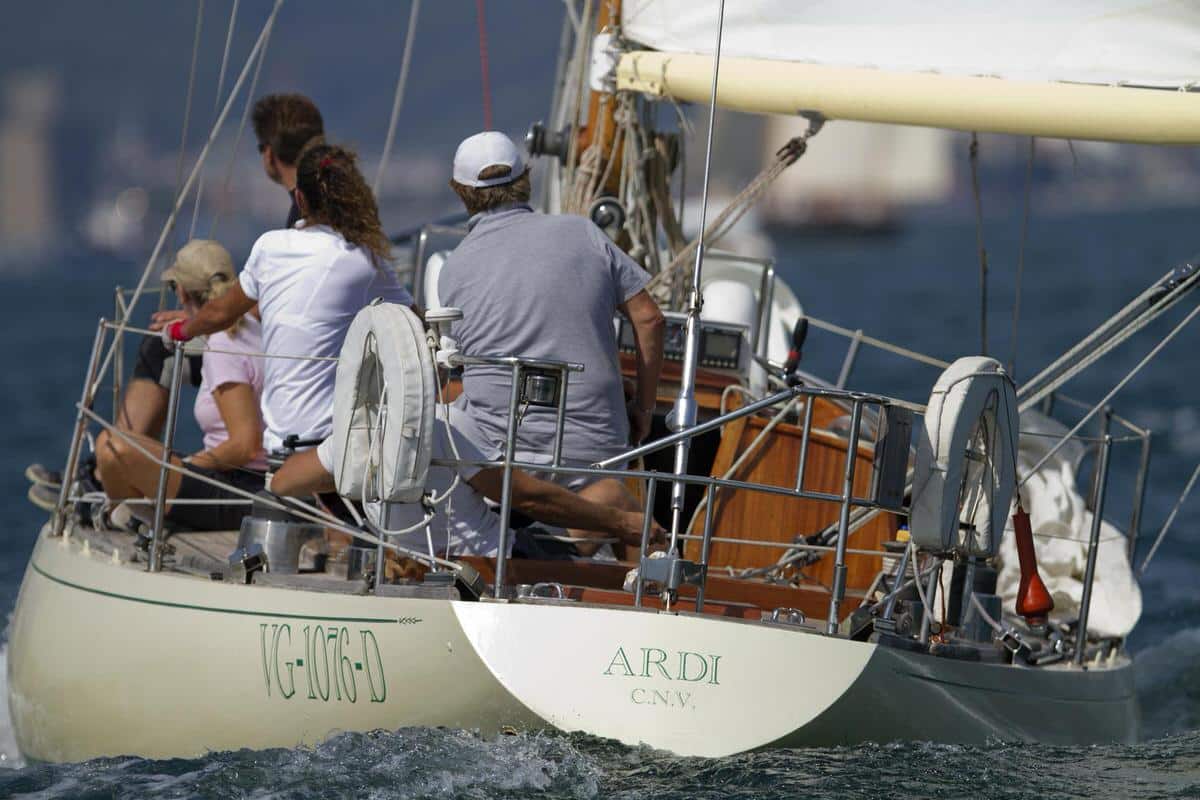 Ardi al via delle Régates Royales a Cannes.