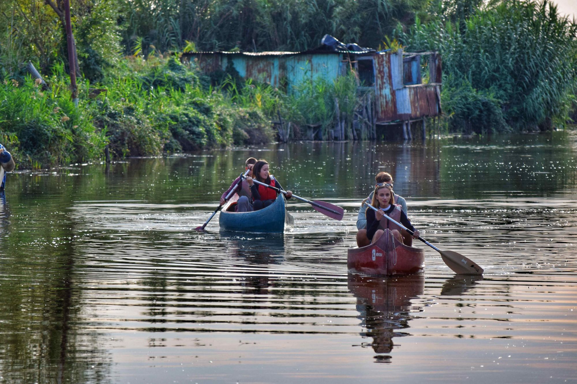 In canoa