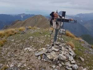 in vetta al monte corchia