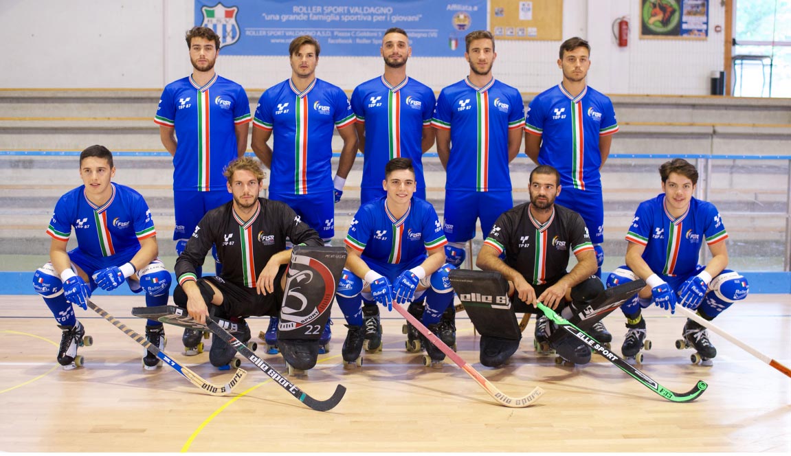 italia batte francia nazionale hockey pista