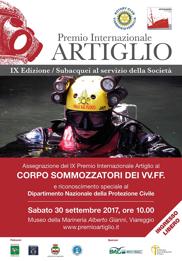 Premio Internazionale Artiglio ai Sommozzatori dei Vigili del Fuoco