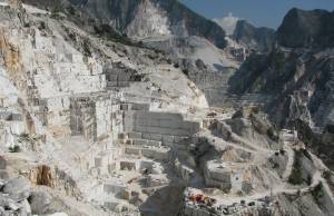 spreco idrico in versilia cave marmo