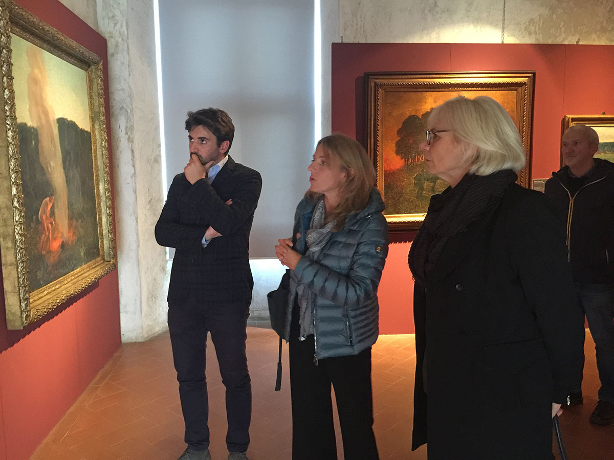 La vicepresidente della Regione Toscana Monica Barni in visita a Palazzo Mediceo.