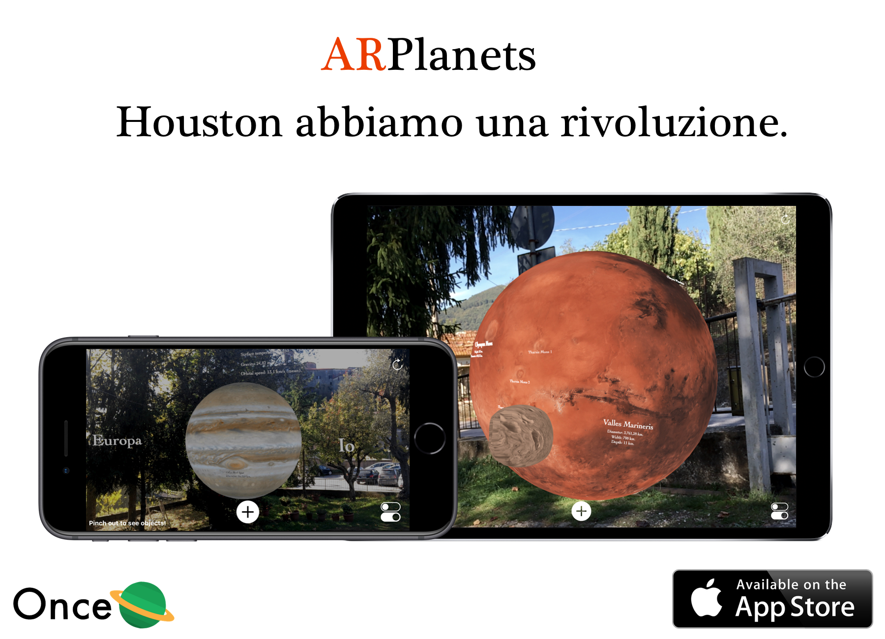 ARPlanets la app scientifica e astronomica del giovane programmatore versiliese Daniele Citi