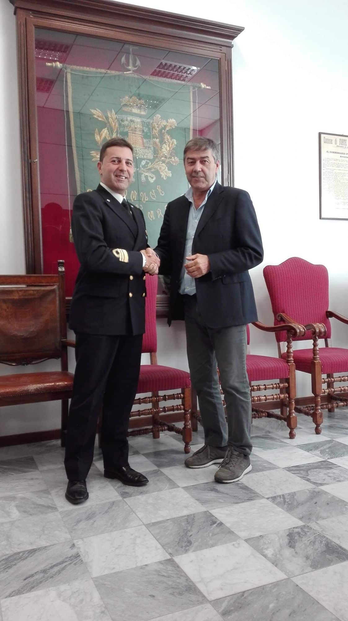 Incontro tra il sindaco Murzi e il nuovo Comandante della Capitaneria di Porto