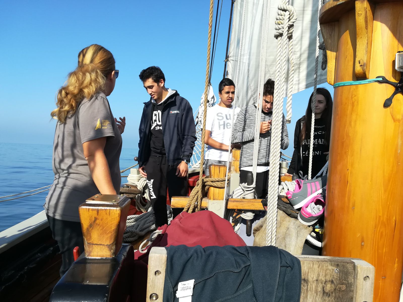 Gli studenti del Nautico a lezione sulle Vele Storiche