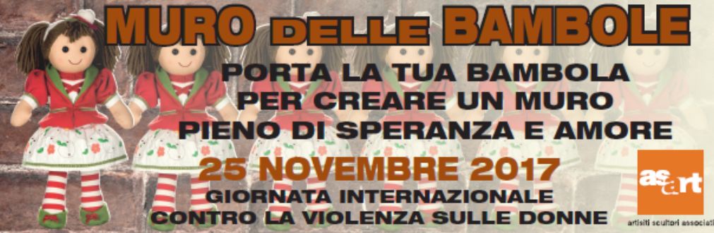 Un muro di bambole contro la violenza sulle donne