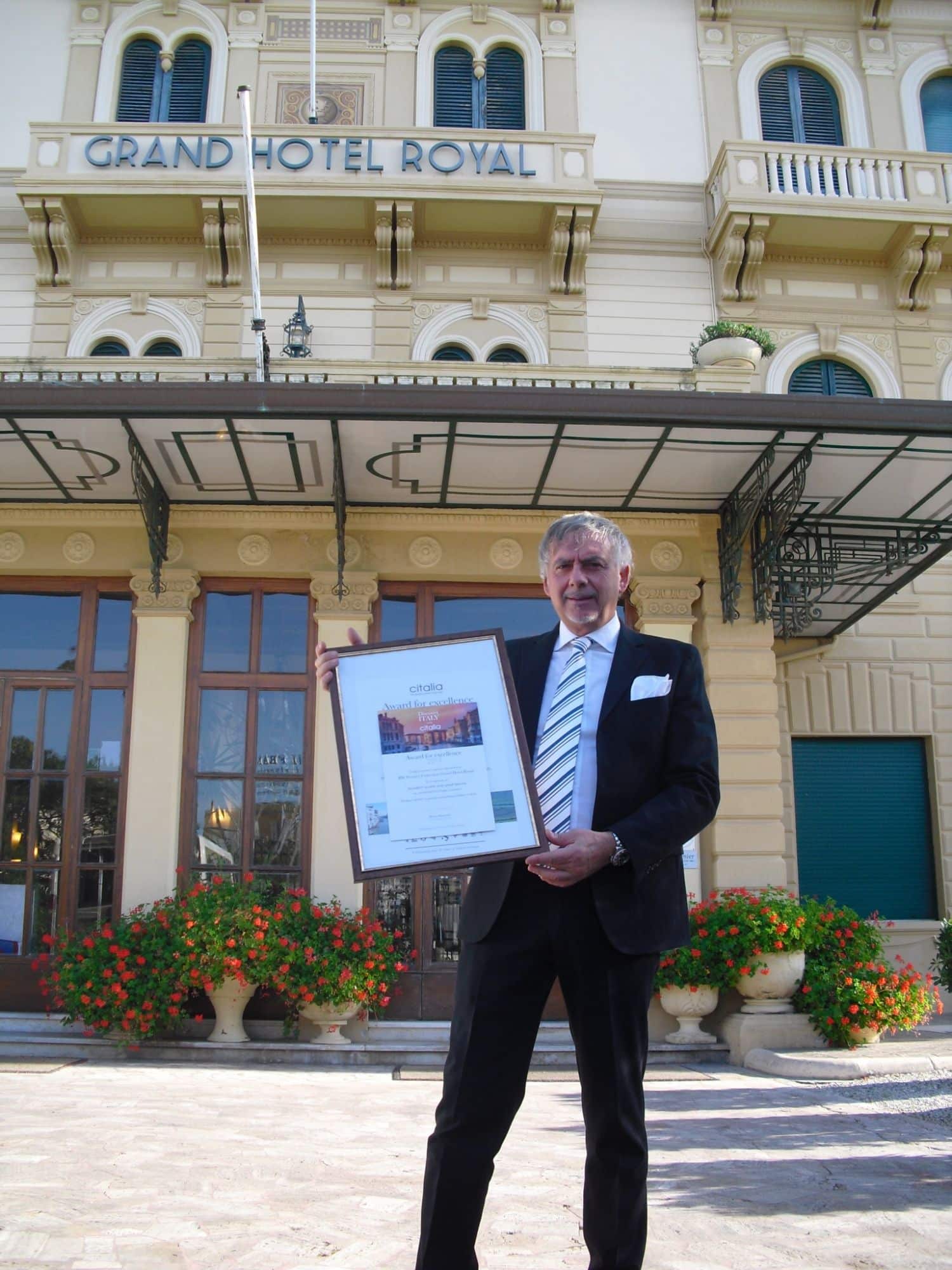 Premio internazionale alla qualità del  Grand Hotel Royal