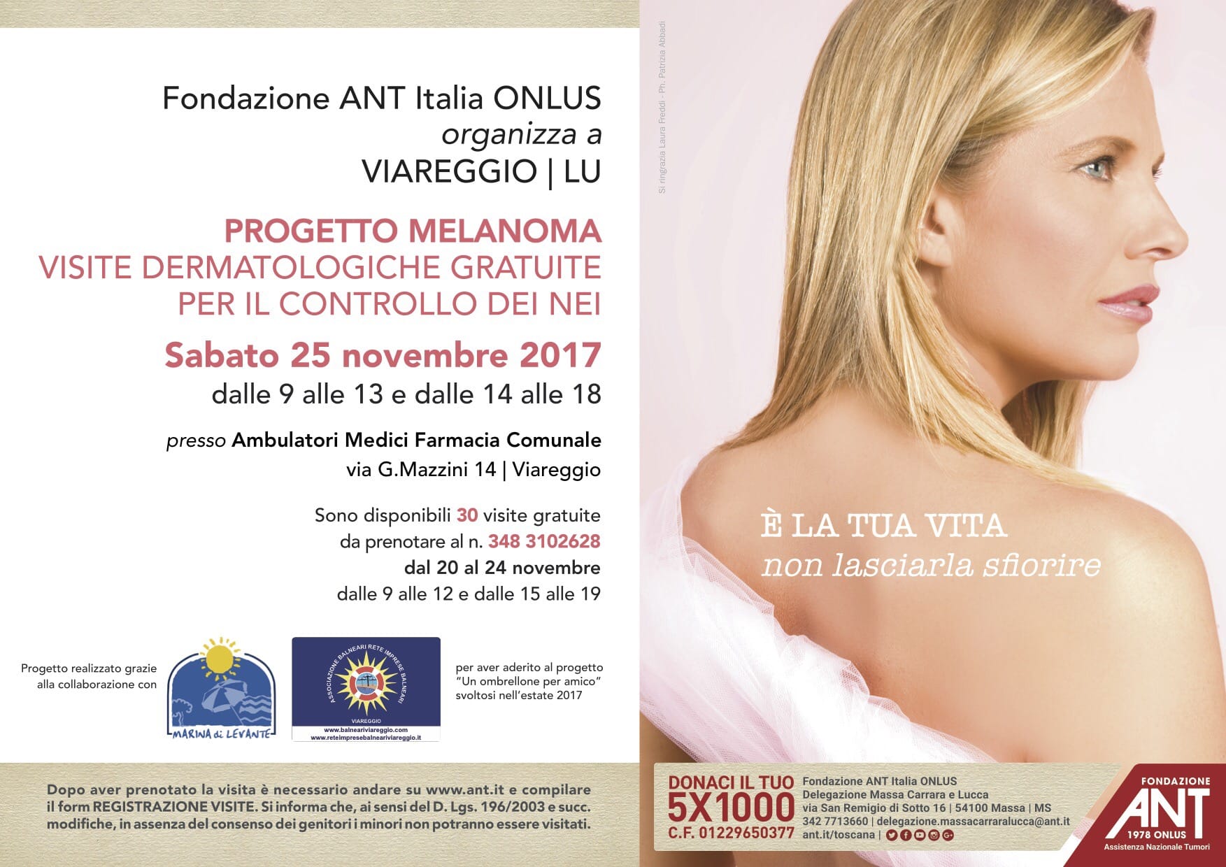 Visite gratuite per la prevenzione del melanoma