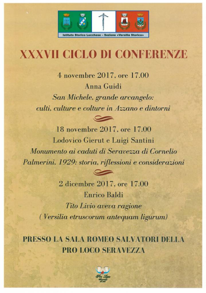 Locandina conferenze