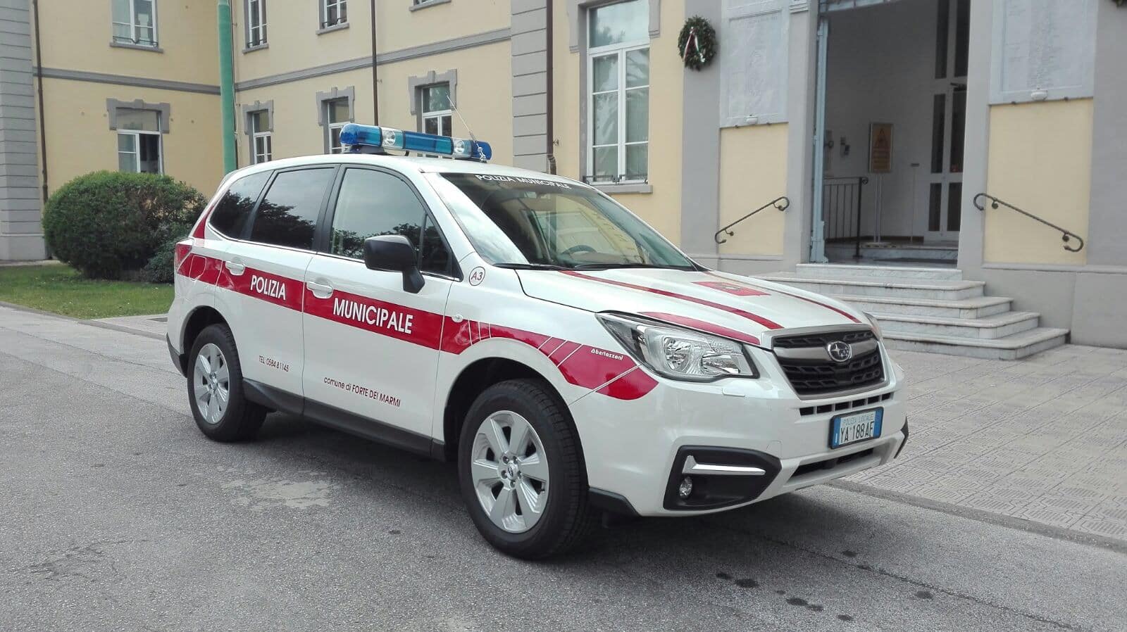 Nuova Subaru Forrester per il comando di polizia municipale