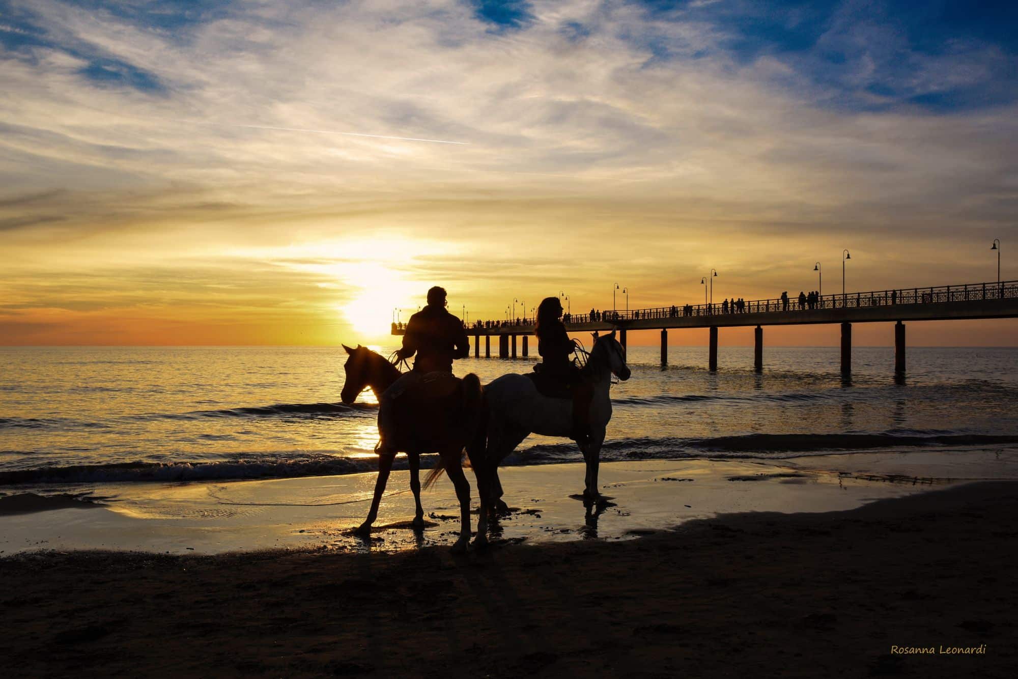 Tramonto a cavallo