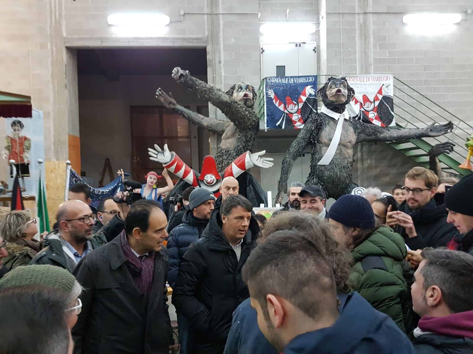 Matteo Renzi a Viareggio: tappa in Cittadella e Via Ponchielli