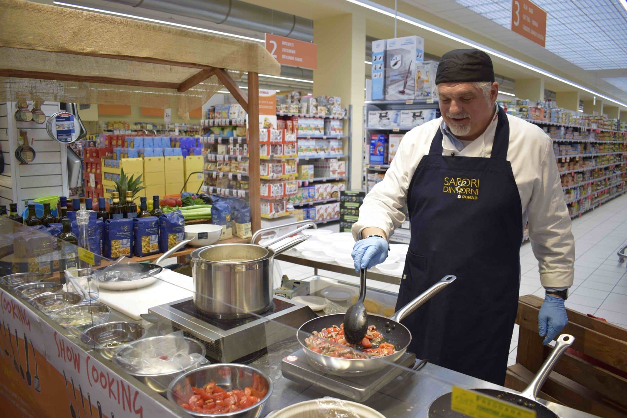 Un successo il primo show cooking alla Conad Massarosa