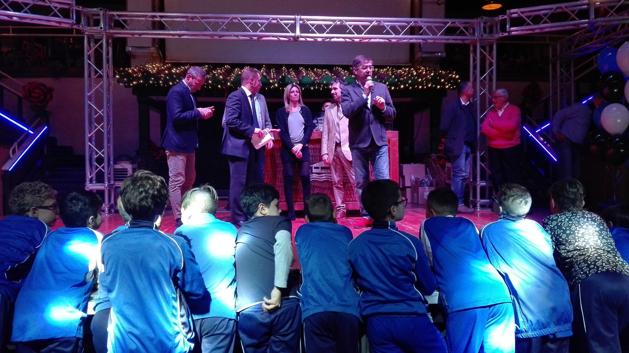 Festa di Natale della società di calcio Forte dei Marmi 2015