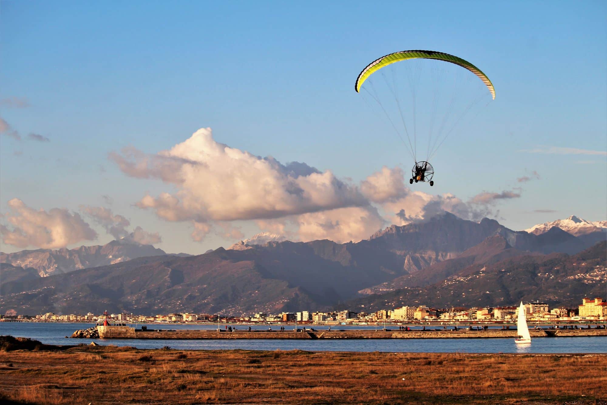 In cielo sulla Versilia