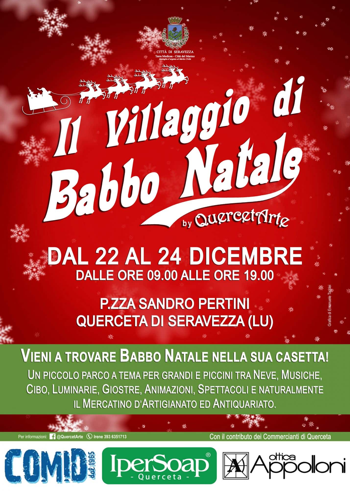 Nasce il Villaggio di babbo Natale con QuercetArte