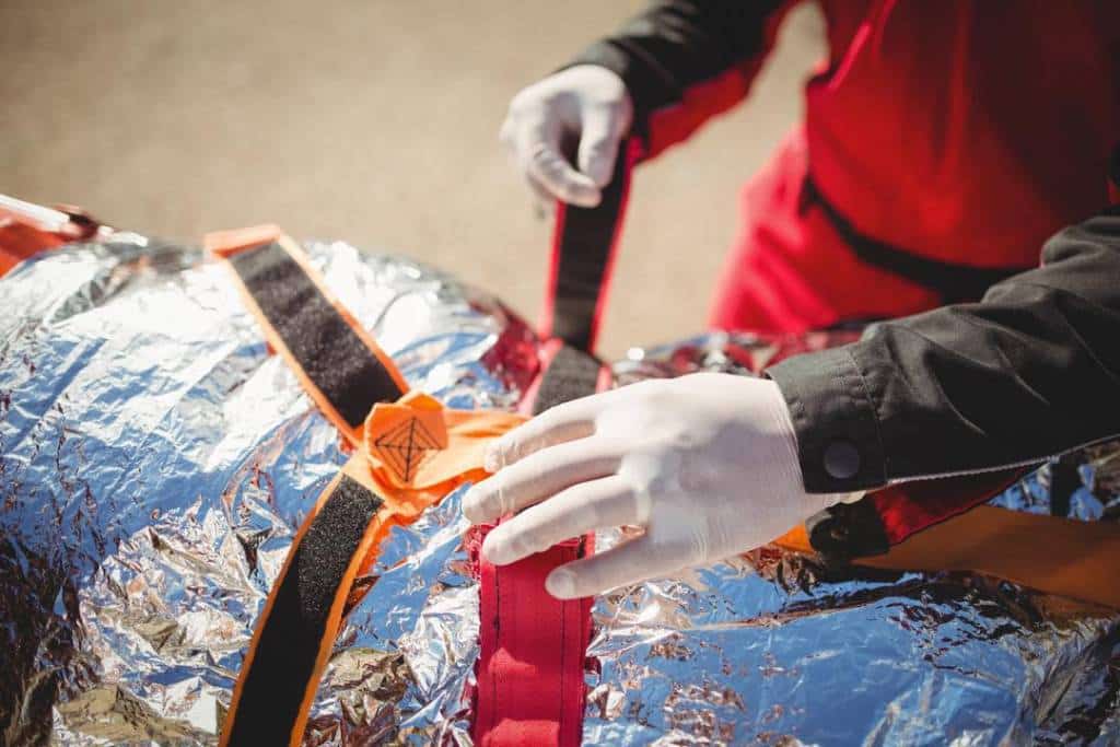 incidente sul lavoro, intervento medico