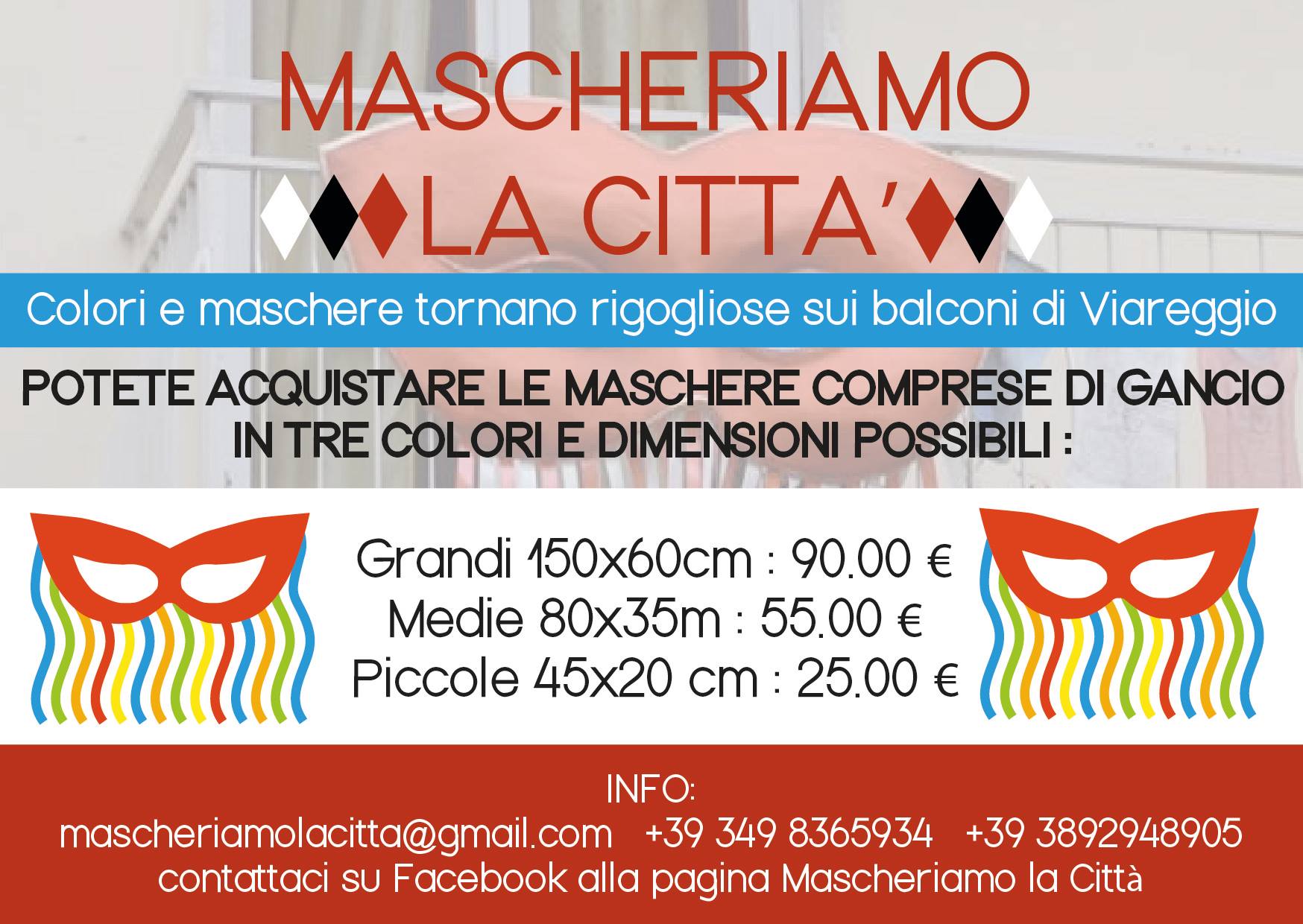 “Mascheriamo la città”, l’idea di Silvano Bianchi e Matteo Raciti per ridare vita a Viareggio
