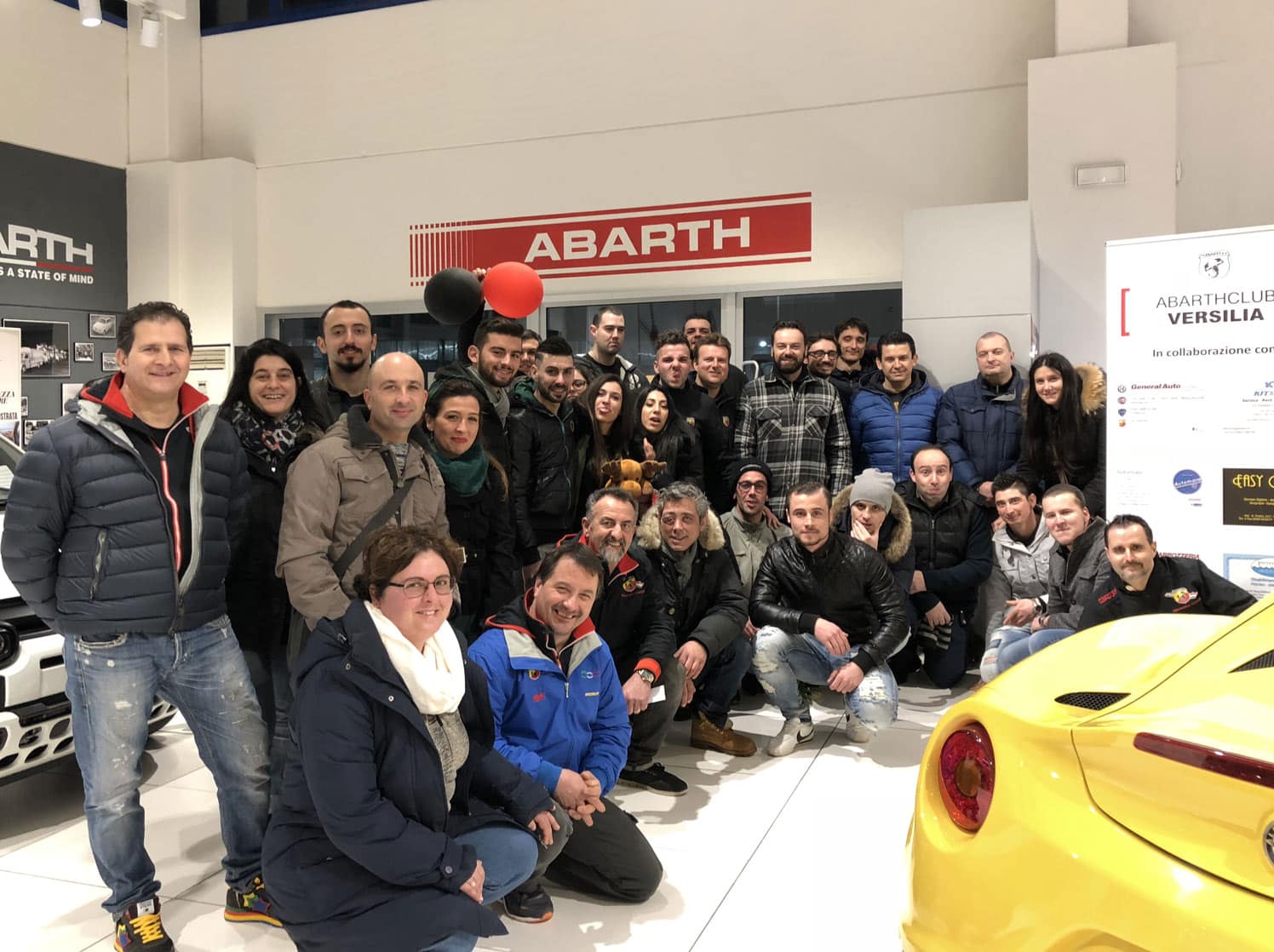 Primo raduno dell’Abarth Club Versilia di Viareggio