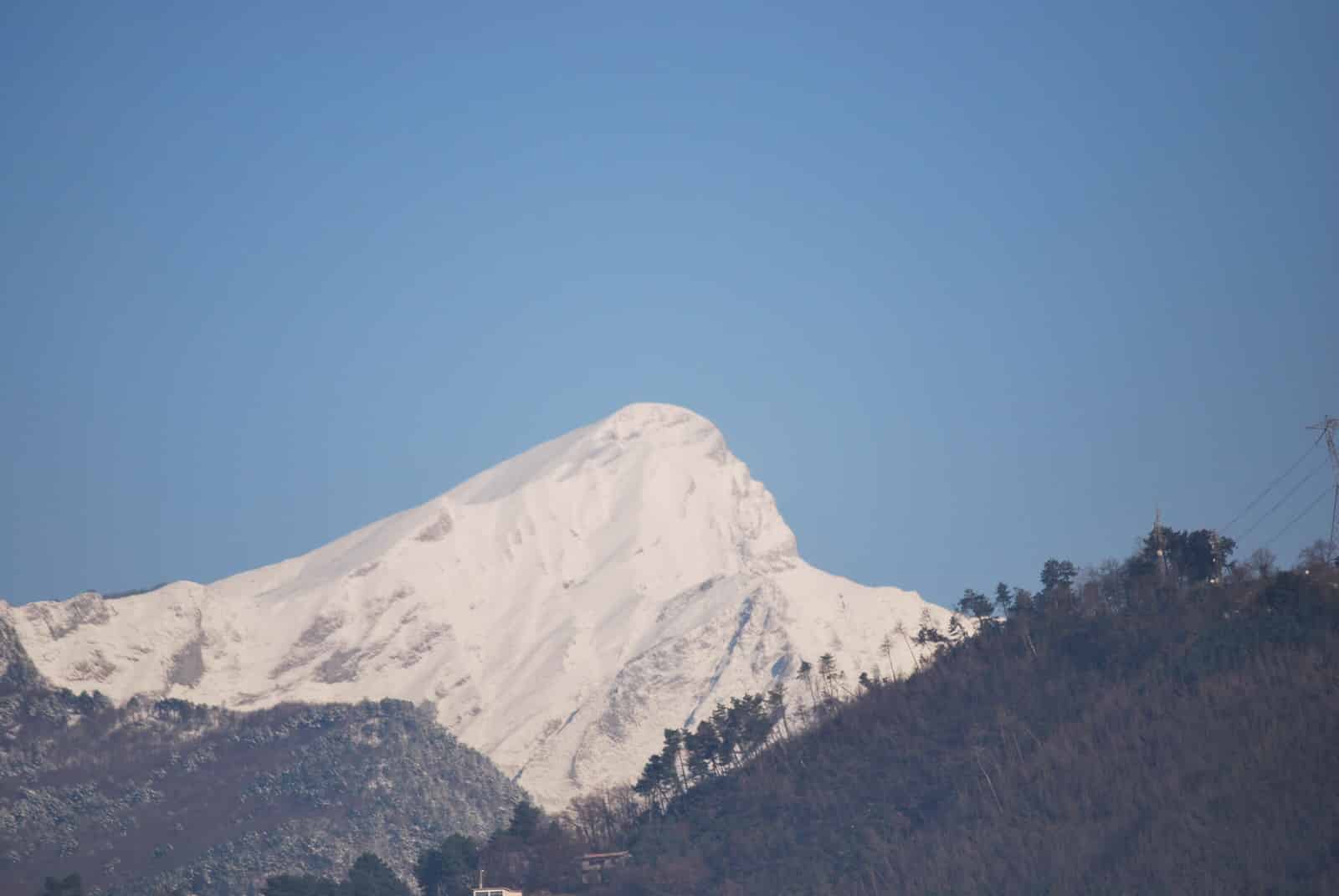 Trekking invernale al monte Sagro