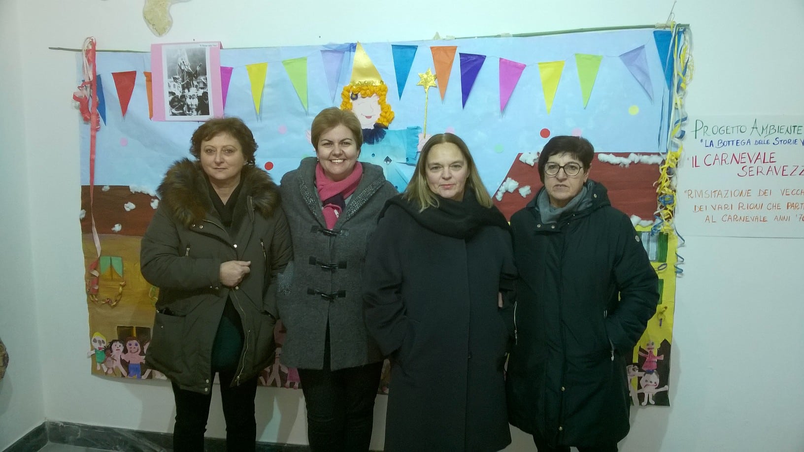 Le maschere del carnevale seravezzino degli anni Settanta alla scuola dell’infanzia Delâtre