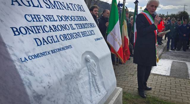 Inaugurazione del Monumento agli Sminatori a Ripa