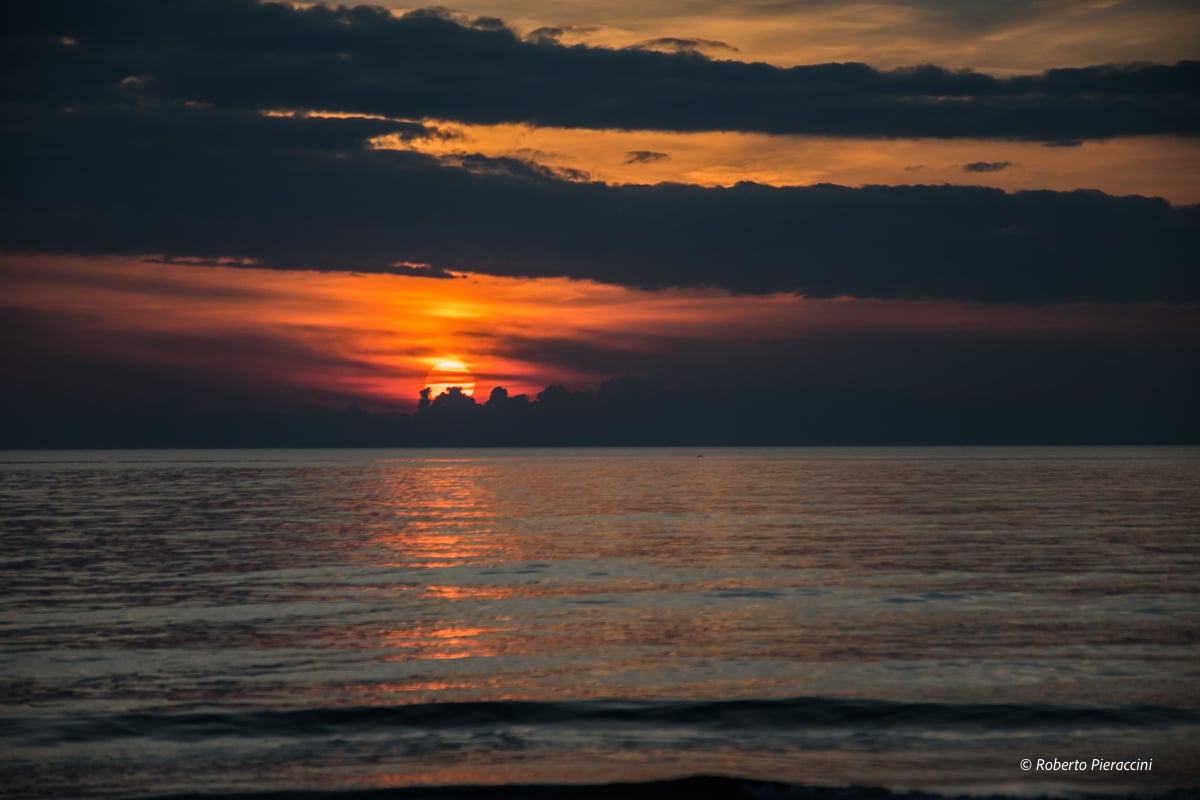 tramonto marino