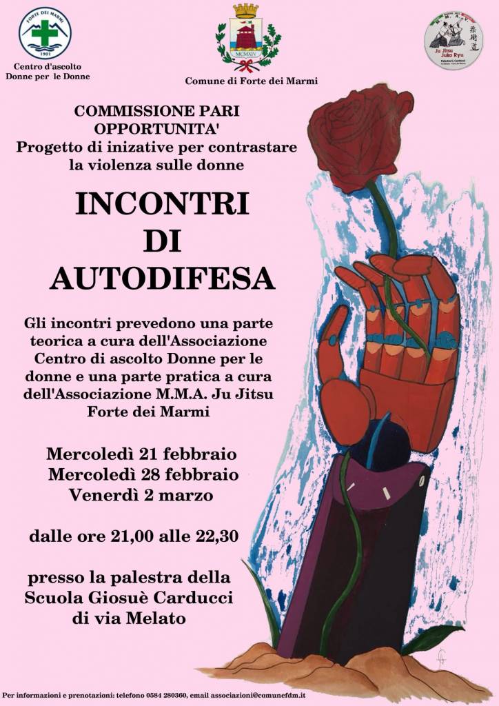 Locandina Minicorso autodifesa donne
