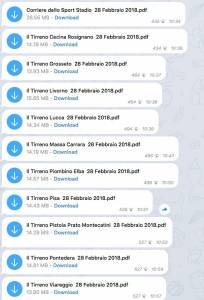 giornali gratis telegram