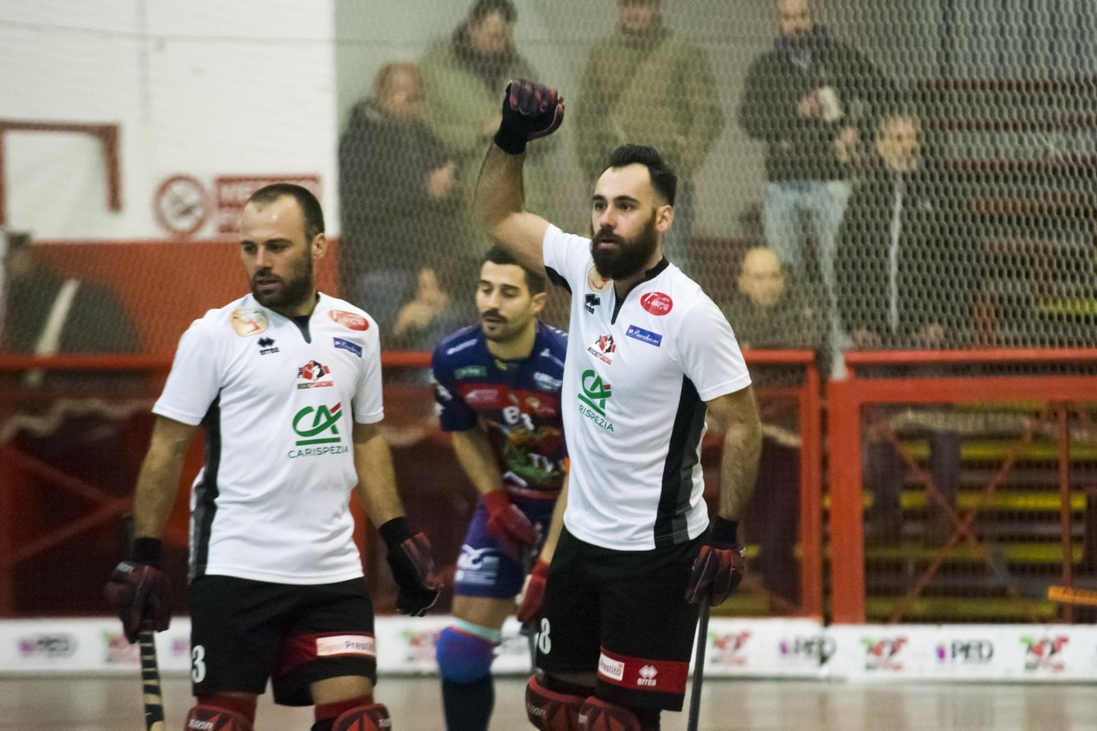 foto di GABRIELE BALDI con De Rinaldis (Sarzana) che esulta per la vittoria