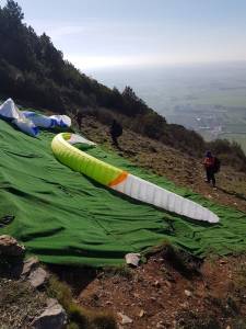 parapendio sui monti pisani