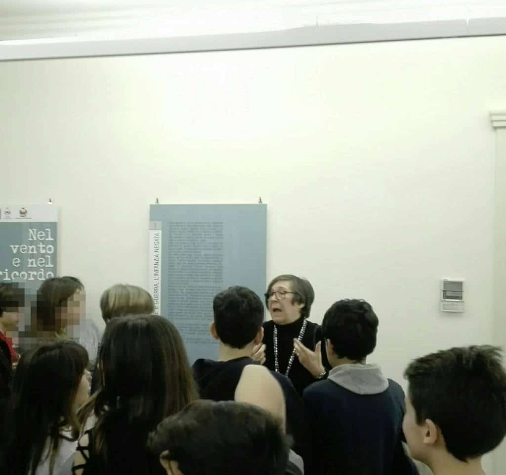 visita guidata mostra nel vento e nel ricordo