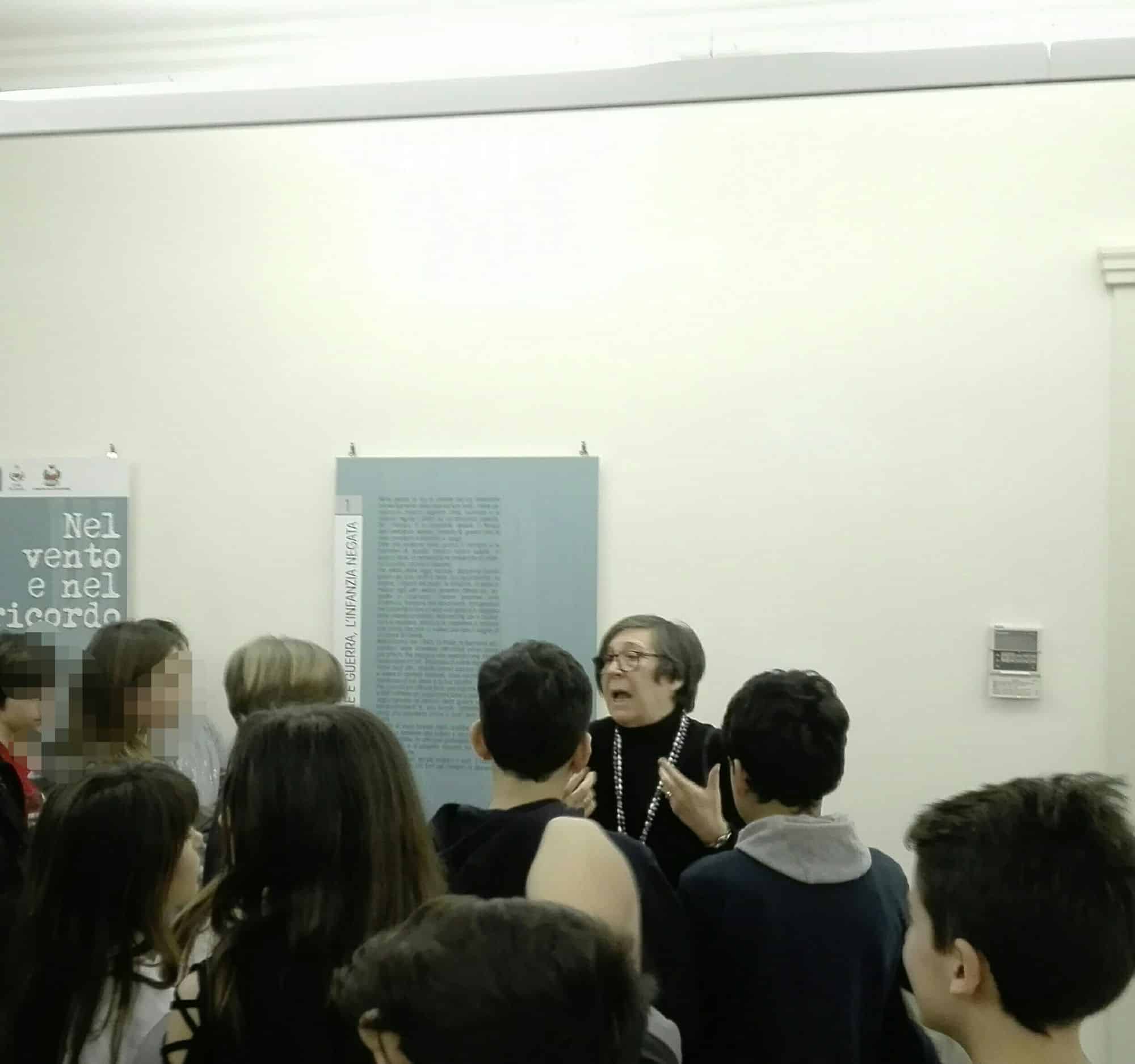 visita guidata mostra nel vento e nel ricordo