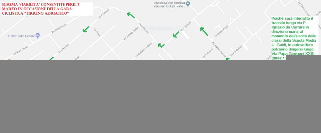 Cartina Viabilitá Dettaglio Direzione Massa