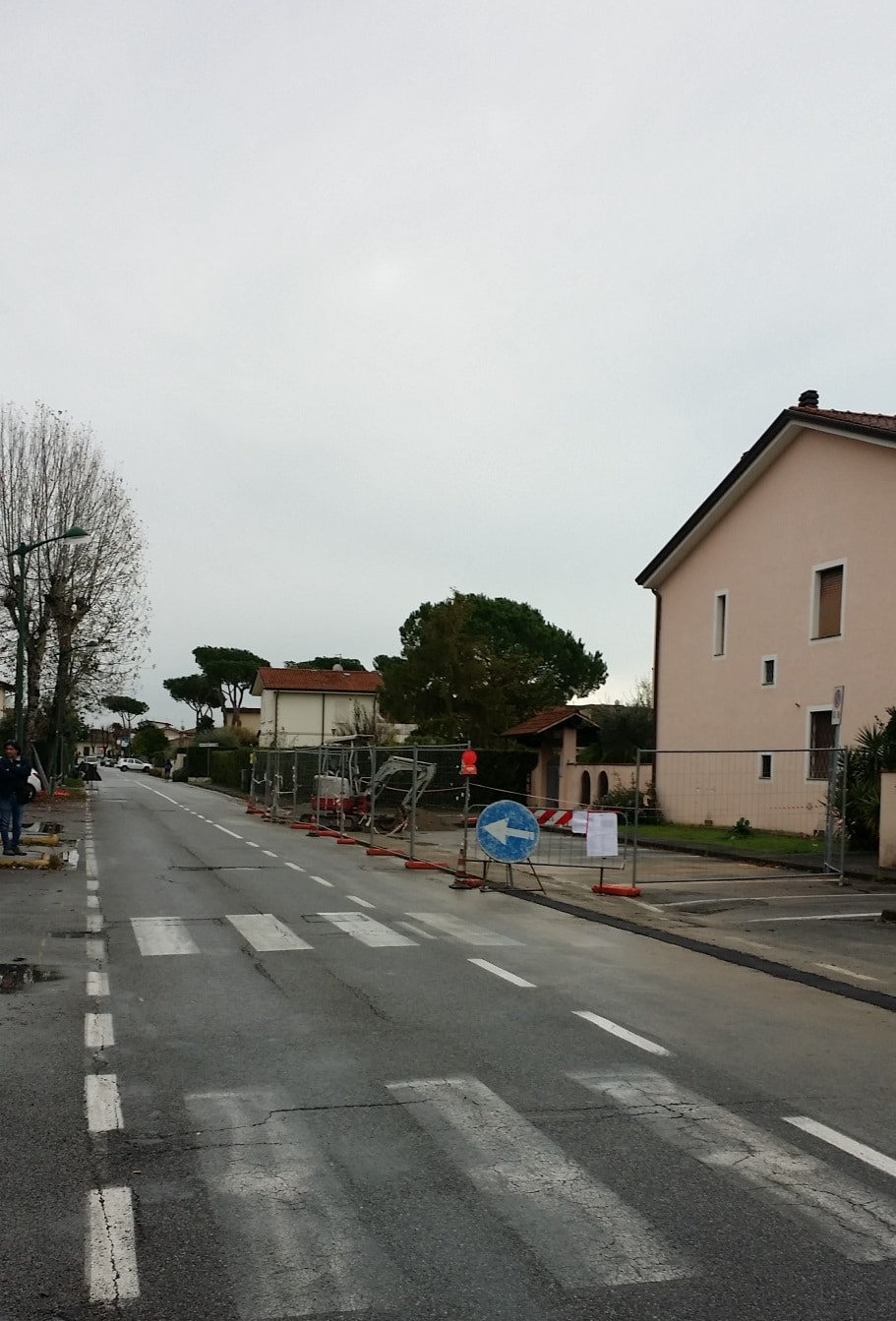 Al via il cantiere Enel in via XX Settembre