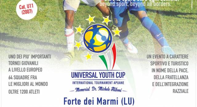 Squadre di tutto il mondo a Forte dei Marmi per la Universal Youth Cup