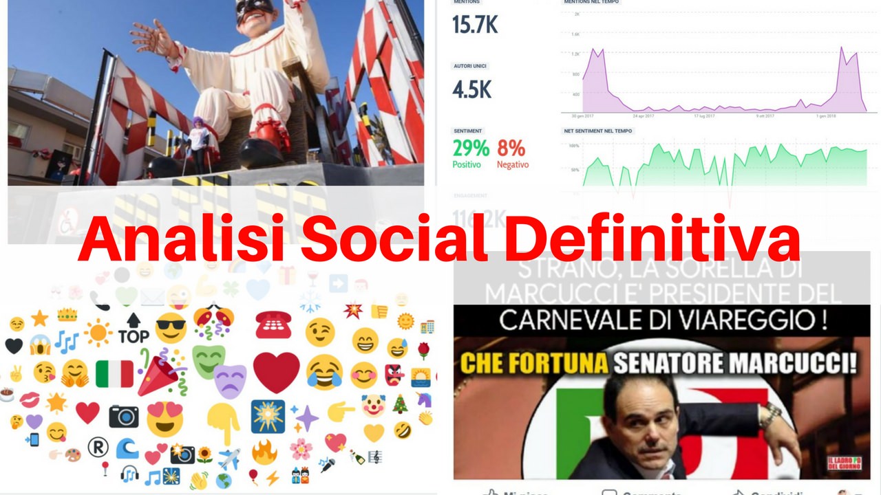 Carnevale, l’analisi definitiva dei Social: Viareggio non ha rivali (ma gioie e dolori)