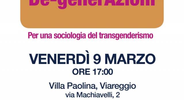 «De-generazioni, per una sociologia del transgenderismo