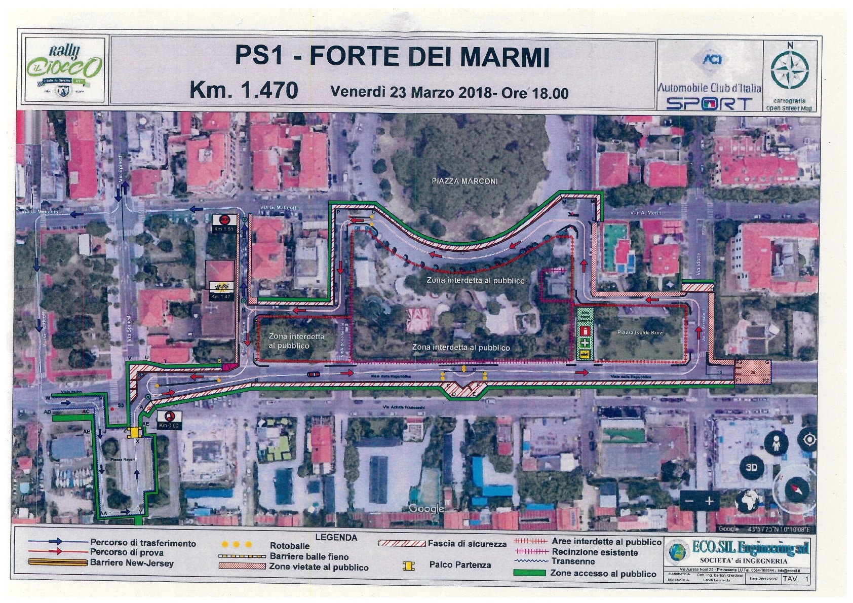 Rally il Ciocco e la Valle del Serchio, altre informazioni sulla viabilità