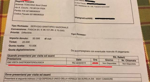 Sanità e liste d’attesa, da Marchetti (FI) una storia tra Elba e Versilia
