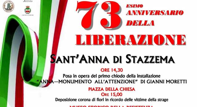 Liberazione, le celebrazioni a Sant&#8217;Anna di Stazzema
