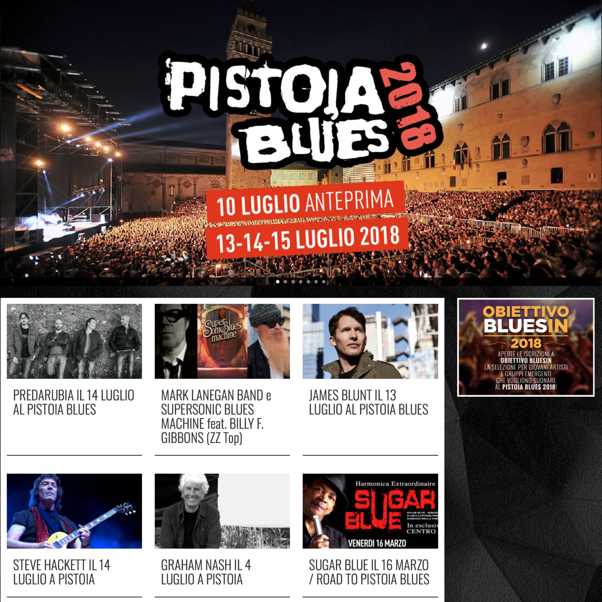 La band lucchese Predarubia ospite al Pistoia Blues Festival