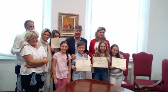 Premiazione dei partecipanti ai Giochi Matematici del Mediterraneo